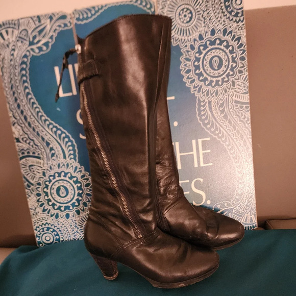 Vintage Hogl brand Leather Boots, Sz 6 - Picture 1 of 5
